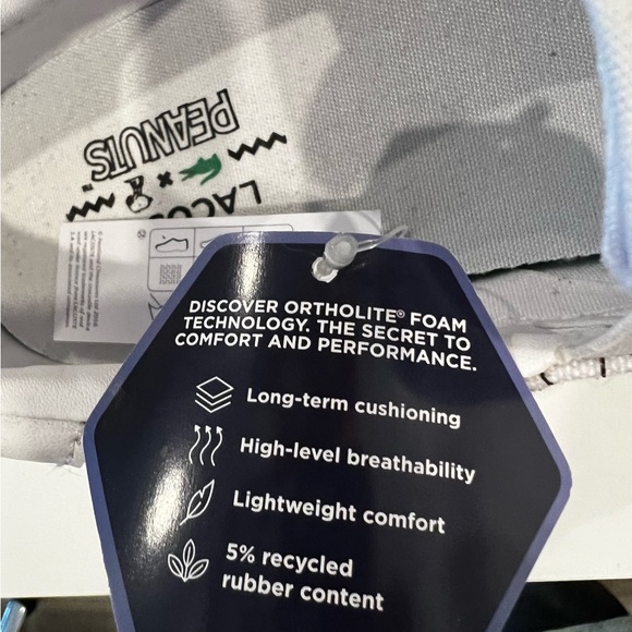 Genuine Lacoste X Peanuts sneakers NWT - Picture 7 of 7